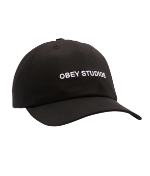 OBEY - OBEY STUDIOS STRAP BACK HAT BLACK