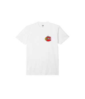 OBEY - COFFEE CUP CLASSIC T-SHIRT WHITE