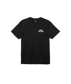 OBEY - OBEY NO ONE HEAVYWEIGHT T-SHIRT BLACK