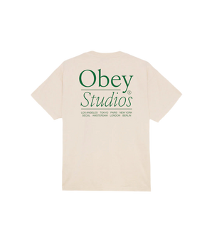 OBEY - OBEY STUDIOS HEAVYWEIGHT T-SHIRT