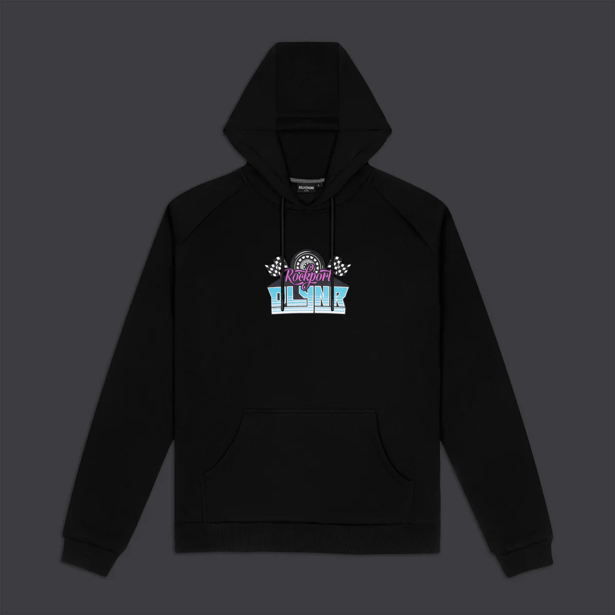 DOLLY NOIRE - KIDD KEO LIGHTNING RACE HOODIE BLACK