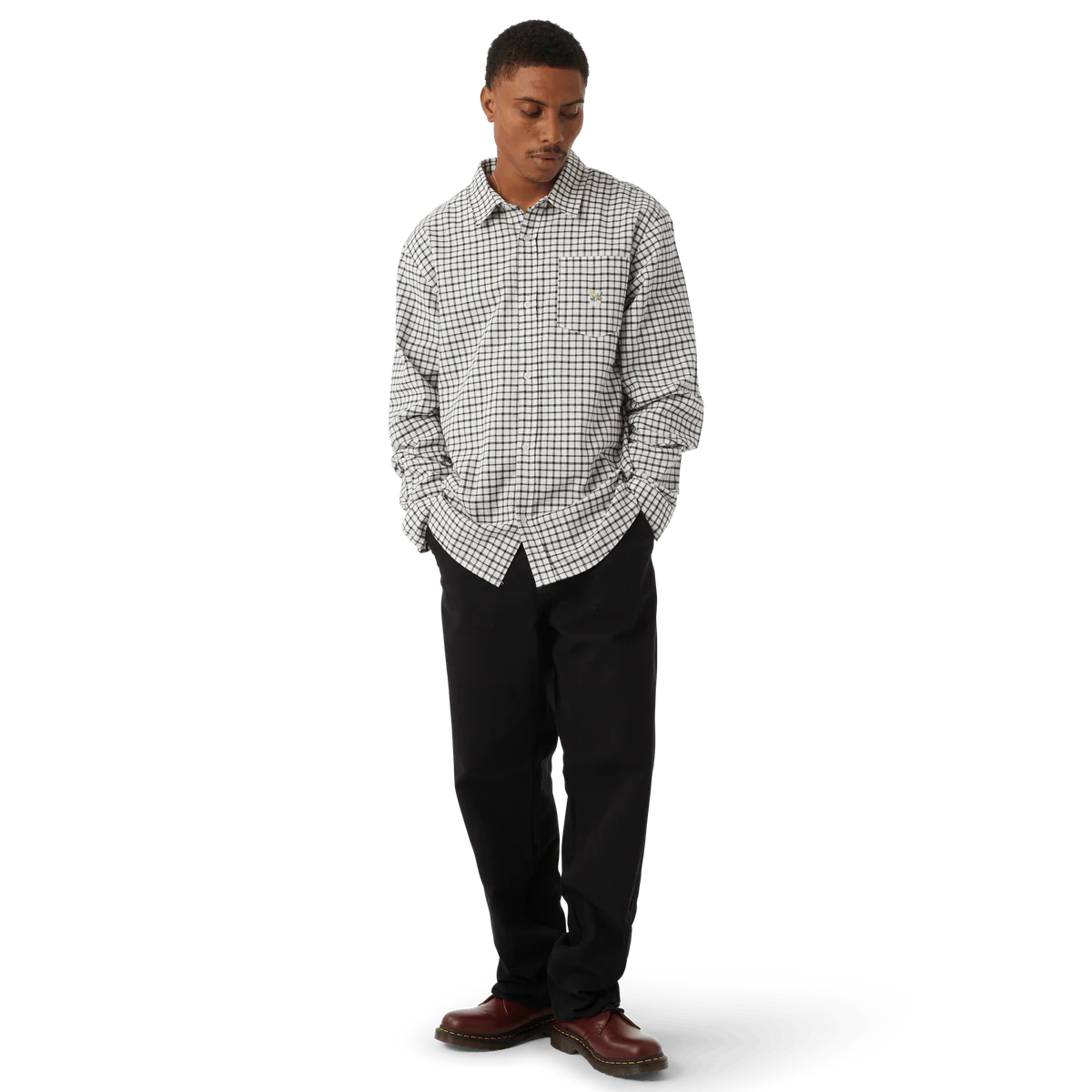 HUF - ECHO OXFORD PLAID SHIRT