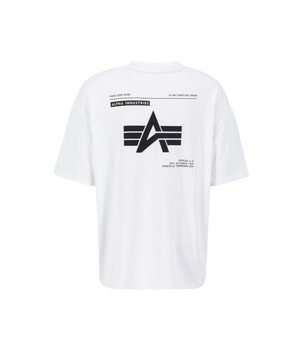 ALPHA INDUSTRY - LOGO TEE WHITE