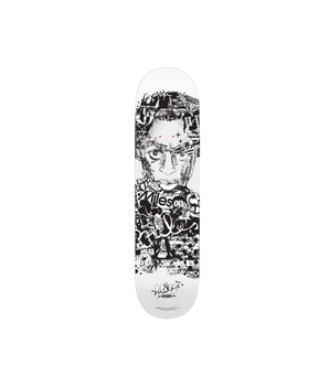 HUF - HUF X MILES DAVIS VOTE FOR MILES SKATEBOARD WHITE 8,25″