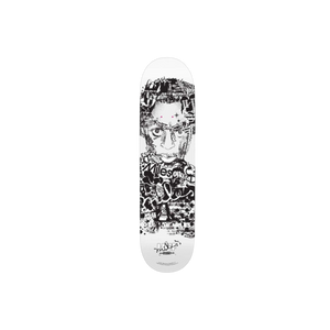 HUF - HUF X MILES DAVIS VOTE FOR MILES SKATEBOARD WHITE 8,25″