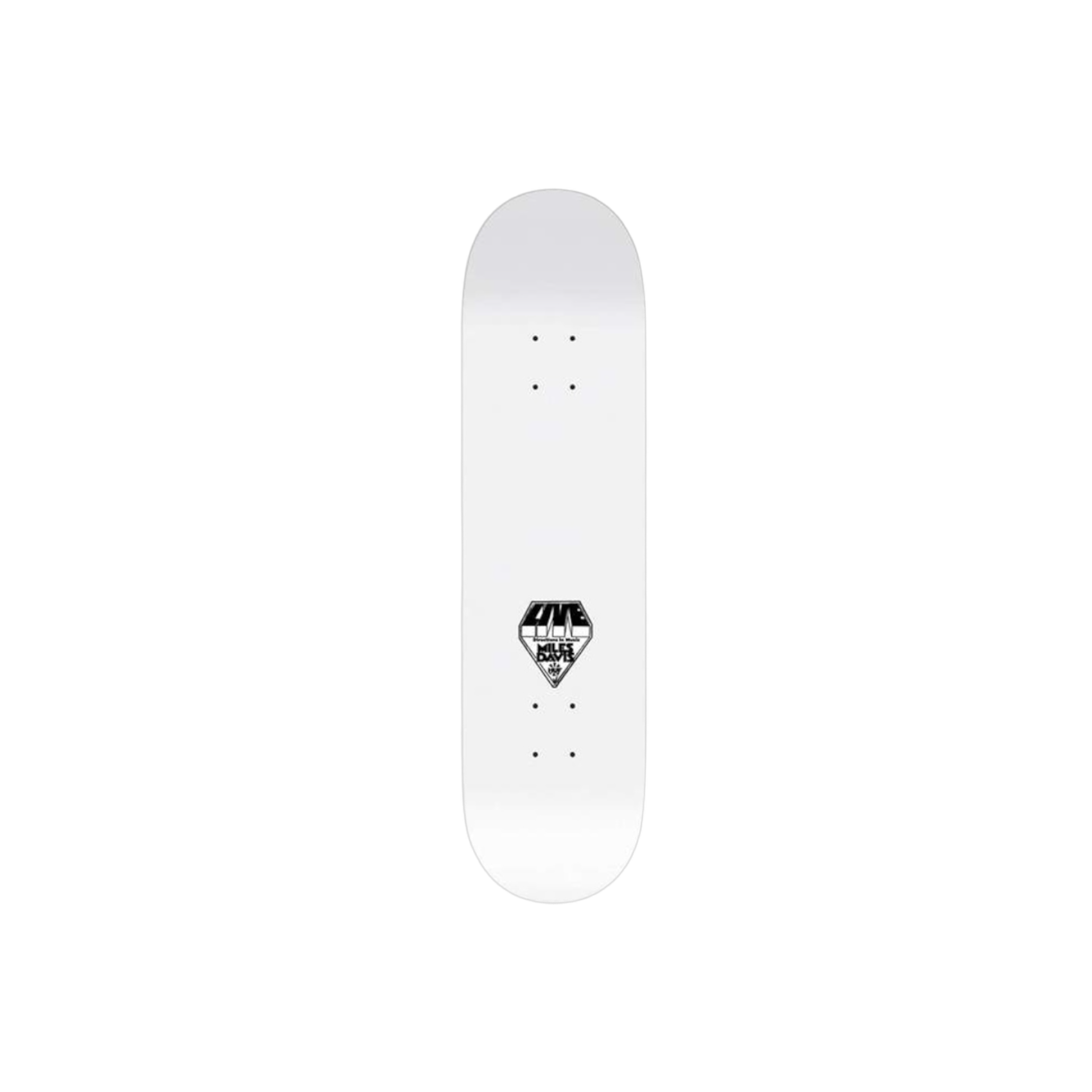 HUF - HUF X MILES DAVIS VOTE FOR MILES SKATEBOARD WHITE 8,25″