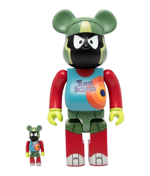 BEARBRICK - SPACE JAM: MARVIN THE MARTIAN 400% e 100%