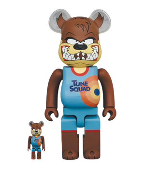 BEARBRICK - SPACE JAM: TASMANIAN DEVIL 400% e 100%