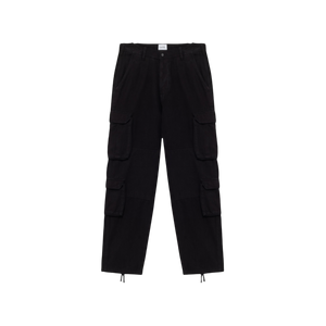 AMISH - DOUBLE CARGO PANTS IN COTTON BLACK