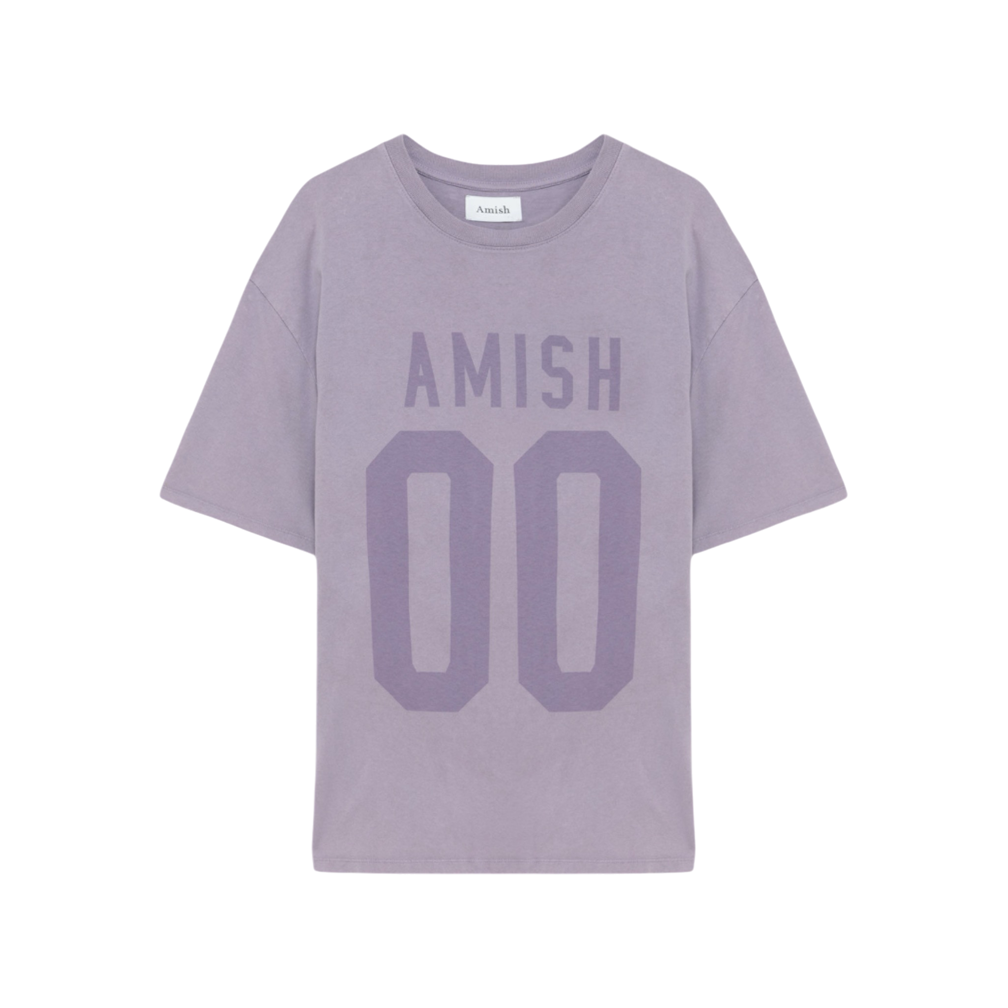 AMISH - MIDNIGHT PRINT T-SHIRT PURPLE