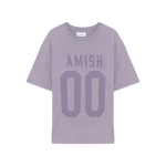 AMISH - MIDNIGHT PRINT T-SHIRT PURPLE