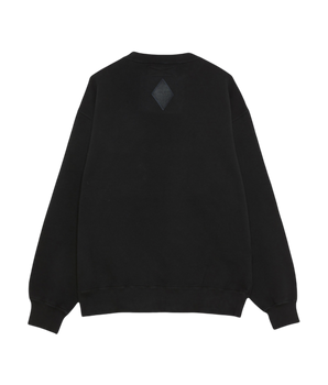 AMISH - DAN SABLON - CREW NECK SWEATSHIRT BLACK