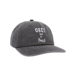 OBEY - PIGMENT POSSE 6 PANEL SNAPBACK BLACK