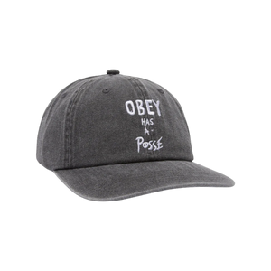 OBEY - PIGMENT POSSE 6 PANEL SNAPBACK BLACK