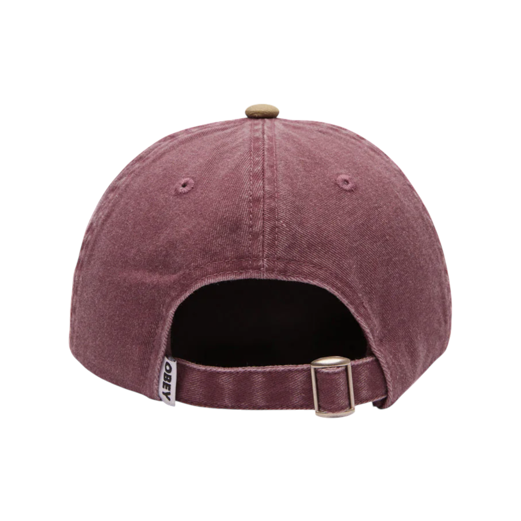 OBEY - PIGMENT 2-TONE LOWERCASE 6 PANEL VINO MULTI