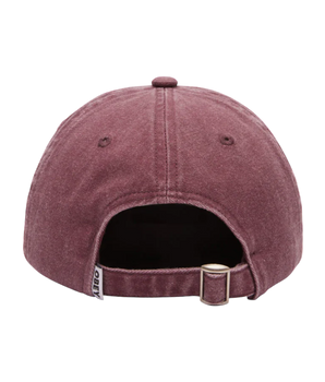 OBEY - PIGMENT LOWERCASE 6 PANEL PIGMENT VINO