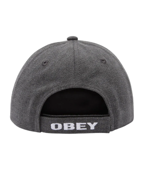 OBEY - PIGMENT WICKED WORLD 6 PANEL VELCRO BACK BLACK