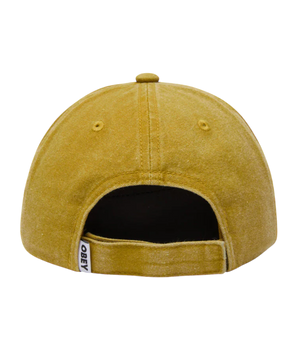 OBEY - PIGMENT OBEY DOG 6 PANEL VELCRO BACK MUSTARD