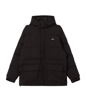 OBEY - BRUNSWICK PUFFER BLACK