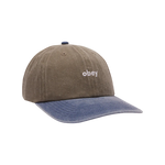 OBEY - PIGMENT 2-TONE LOWERCASE 6 PANEL OLIVE MULTI