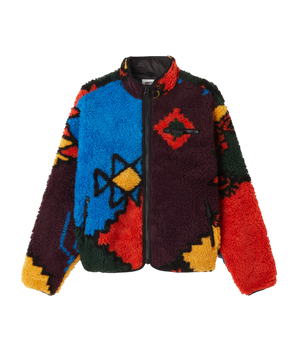 OBEY - MOROCCAN RUG SHERPA JACKET BRIGHT MULTI