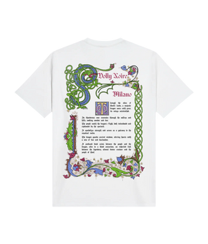 DOLLY NOIRE - DRAGON SCROLL TEE WHITE