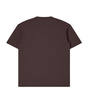 EDWIN - OVERSIZE BASIC T-SHIRT BROWN