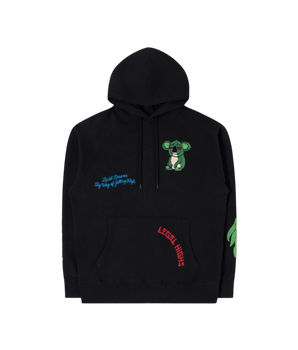 EDWIN - SLY WAY HOODIE SWEAT BLACK