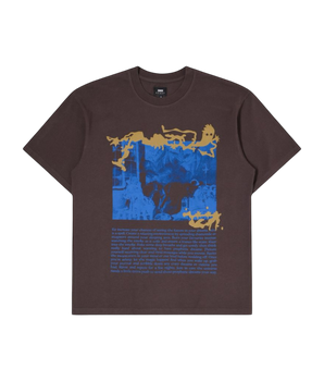 EDWIN - PROPHETIC DREAMS T-SHIRT BROWN