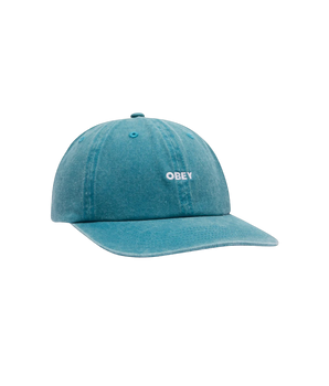 OBEY - PIGMENT LOWERCASE 6 PANEL TEAL