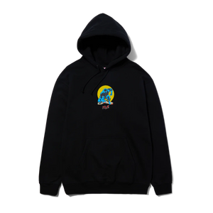 HUF - HUF X AVENGERS NIGHT PROWLING PULLOVER HOODIE BLACK