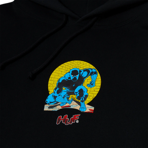 HUF - HUF X AVENGERS NIGHT PROWLING PULLOVER HOODIE BLACK