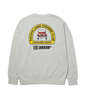 HUF - HUF X TOYOTA OVERLAND TOURING CREWNECK SWEATSHIRT
