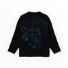 DOLLY NOIRE - Lugia Kimono Sweatshirt Black