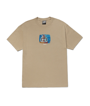 HUF - SCANLINE SS TEE BEIGE