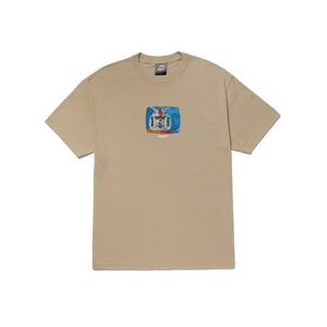 HUF - SCANLINE SS TEE BEIGE