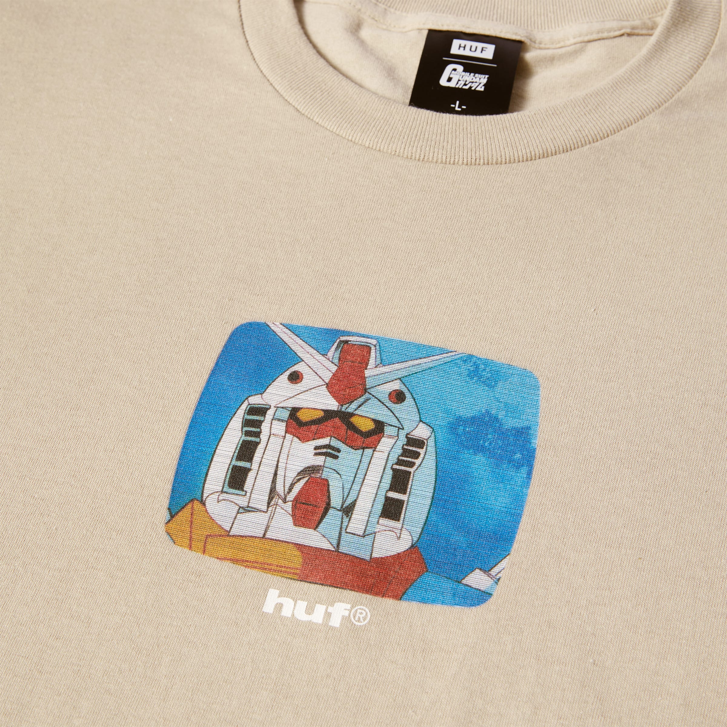 HUF - SCANLINE SS TEE BEIGE