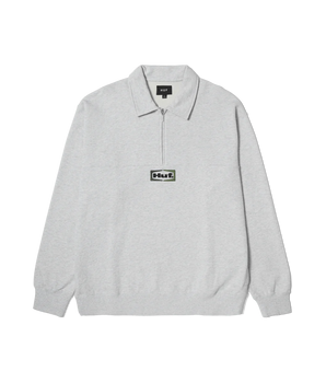 HUF -  SLATE QUARTER ZIP FLEECE GREY