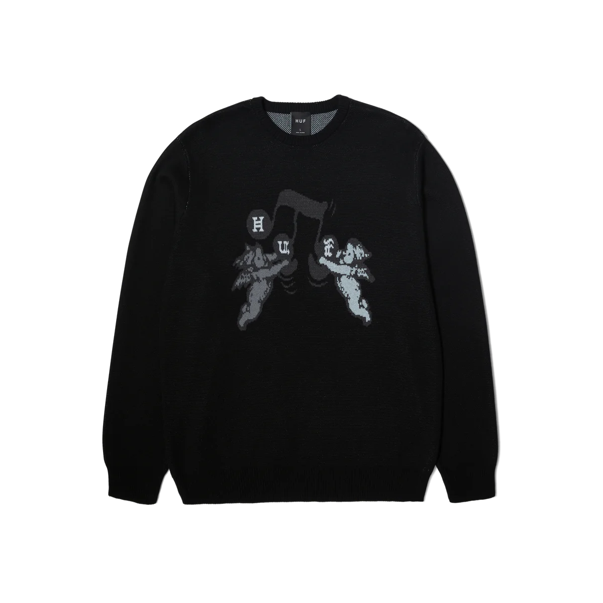 HUF - SONG INTARSIA SWEATER BLACK