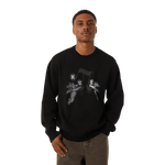 HUF - SONG INTARSIA SWEATER BLACK