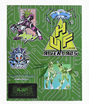 HUF - X ALIENLABS STICKER SHEET