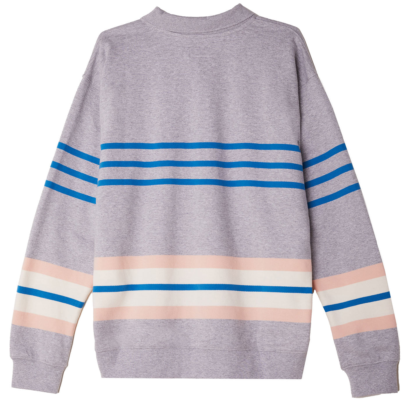OBEY - Isso Striped Polo Sweatshirt