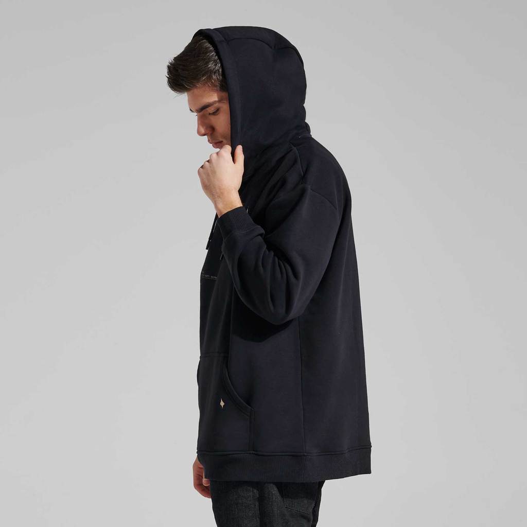 DOLLY NOIRE - Over Basic Hoodie Oversize Black